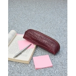 Plumier-petit-dark-cherry-croco-print-leather-O-my-Bag03