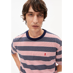 T-shirt-Maarkos-tinted-navy-mars-red-oatmilk-coton-biologique-Armed-angels03