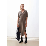 Robe-Fine-Polo-knit-walnut-cream-coton-biologique-modal-Armed-angels04