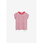 T-shirt-Idaara-Striped-oatmilk-mars-red-dynamo-blue-coton-biologique-Armed-Angels06