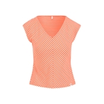 T-shirt-vintage-v-neck-red-viva-el-sol-stripe-coton-biologique-Blutsgeschwister06