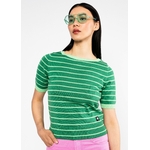 Pull-pretty-preppy-green-picnic-parade-stripe-coton-biologique-Blutsgeschwister01
