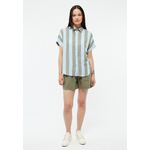 Chemisier-Sarah-stripes-Ice-Water-Blue-faded-olive-viscose-ecovero-Givn03