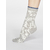 SPW623-GREY-MARLE--Otomi-Floral-Organic-Cotton-Socks-in-Grey-Marle-1S