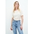 T-shirt olivia - Off white - lin - Kuyichi 01