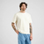 T-shirt Danviken Waffle Off-White - coton biologique - Dedicated 06