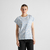 T-shirt Visby Wonky Beach Skyway Blue - coton biologique - Dedicated 01