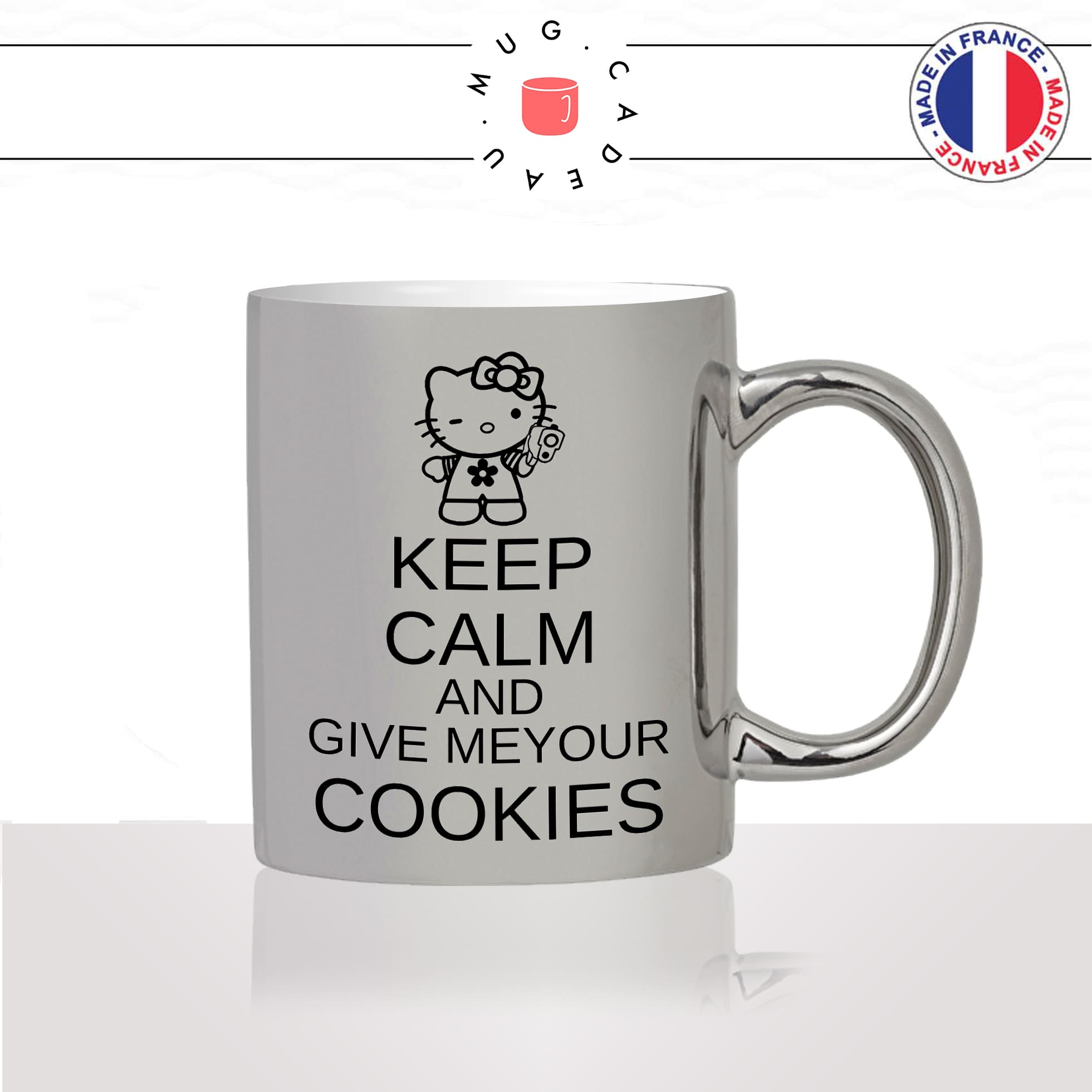 mug-tasse-argent-argenté-silver-keep-calm-and-give-me-your-cookies-hello-kitty-chat-arme-fusil-stylé-humour-idée-cadeau-fun-cool-café-thé2