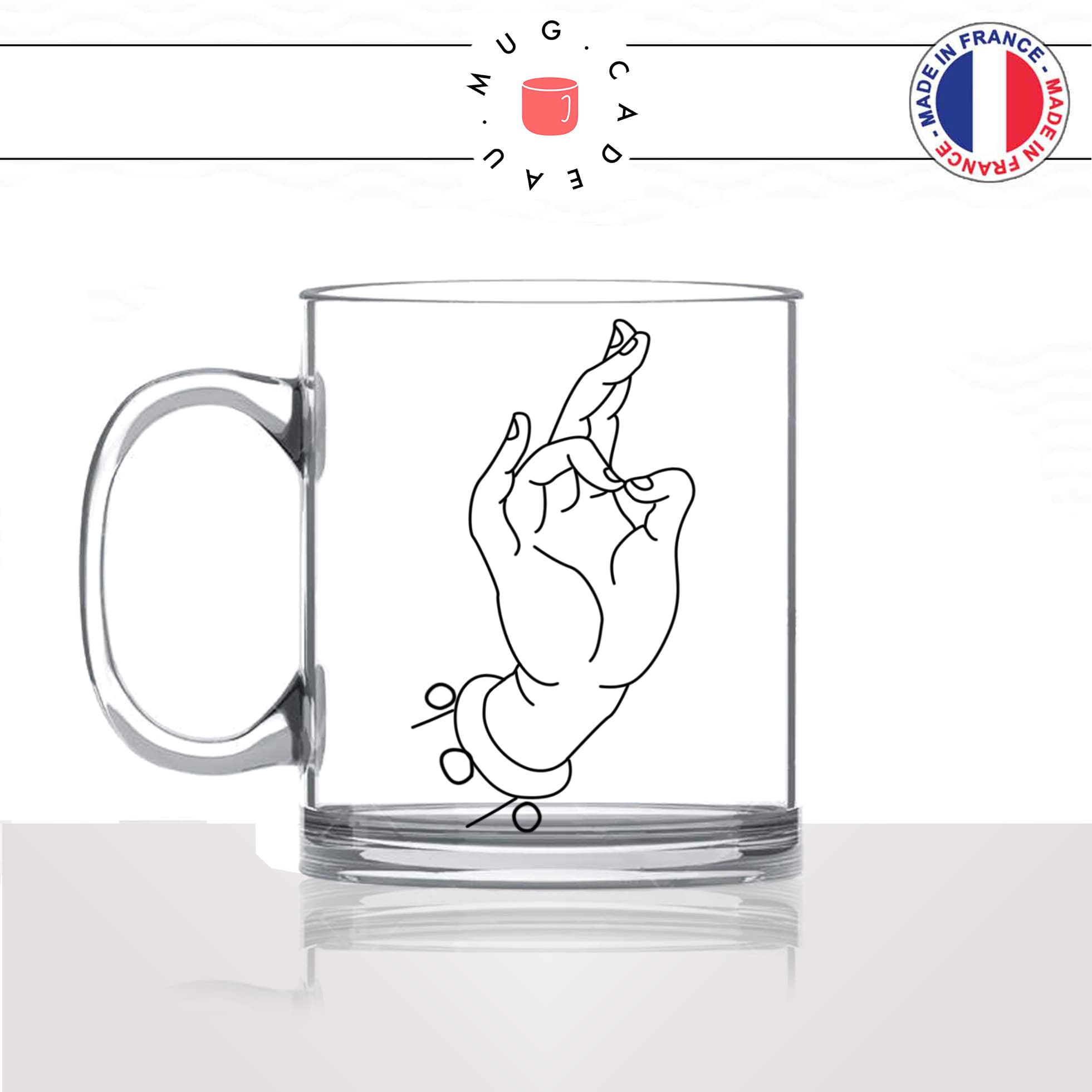 mug-tasse-en-verre-transparent-glass-homme-femme-main-de-bouddha-bouddhiste-religion-dessin-stylé-idée-cadeau-fun-cool-café-thé