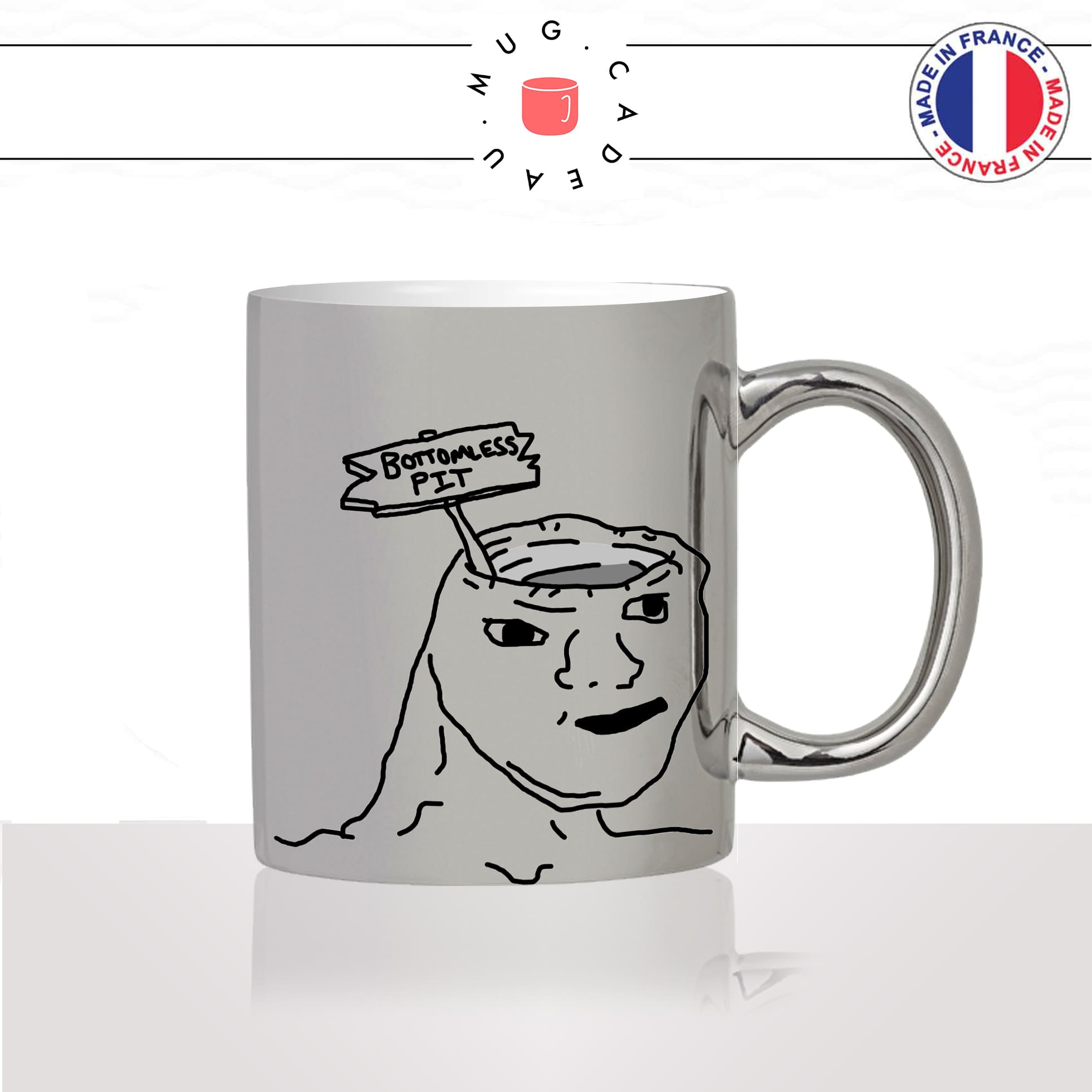 mug-tasse-argent-argenté-silver-bottomless-pit-meme-sans-cerveau-debile-gaming-discord-internet-humour-idée-cadeau-fun-cool-café-thé2