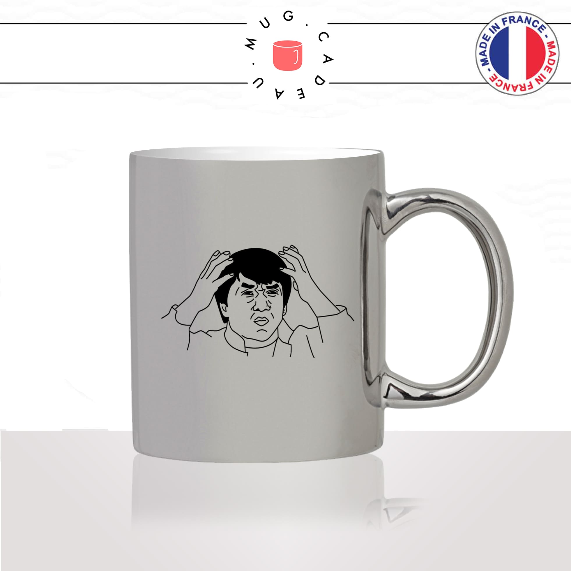 mug-tasse-argent-argenté-silver-what-the-fuck-jacky-chan-meme-dessin-internet-humour-idée-cadeau-fun-cool-café-thé2