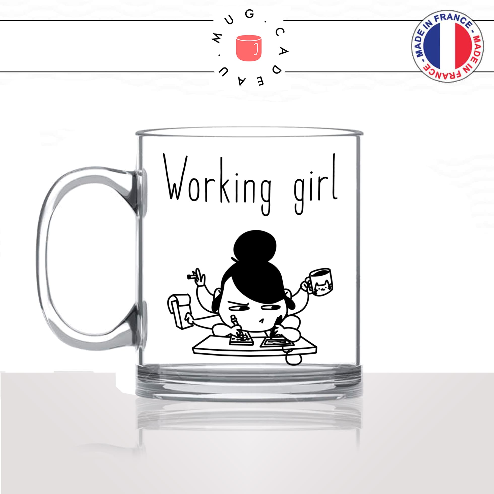 Mug personnalisé · femme active | Business woman