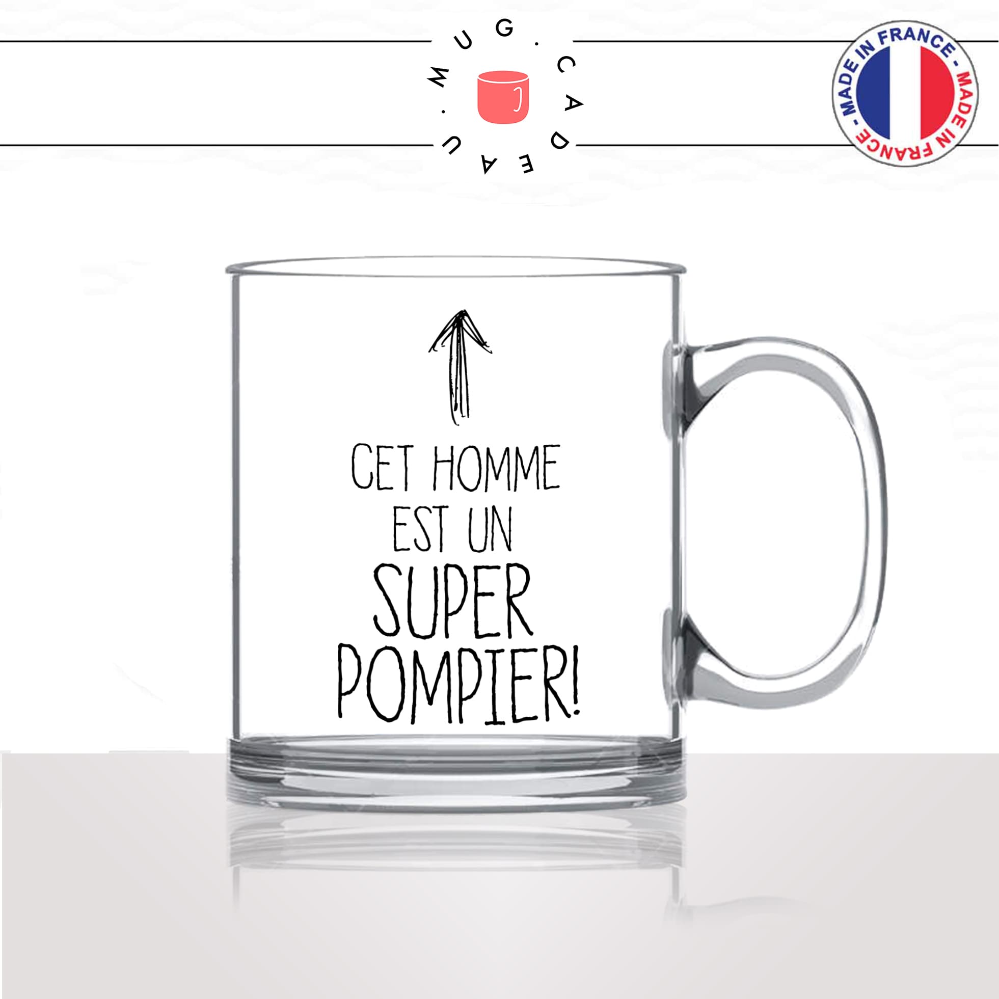 mug-tasse-en-verre-transparent-glass-super-pompier-volontaire-de-garde-papa-homme-feu-uniforme-travail-métier-fun-cool-café-thé-idée-cadeau2