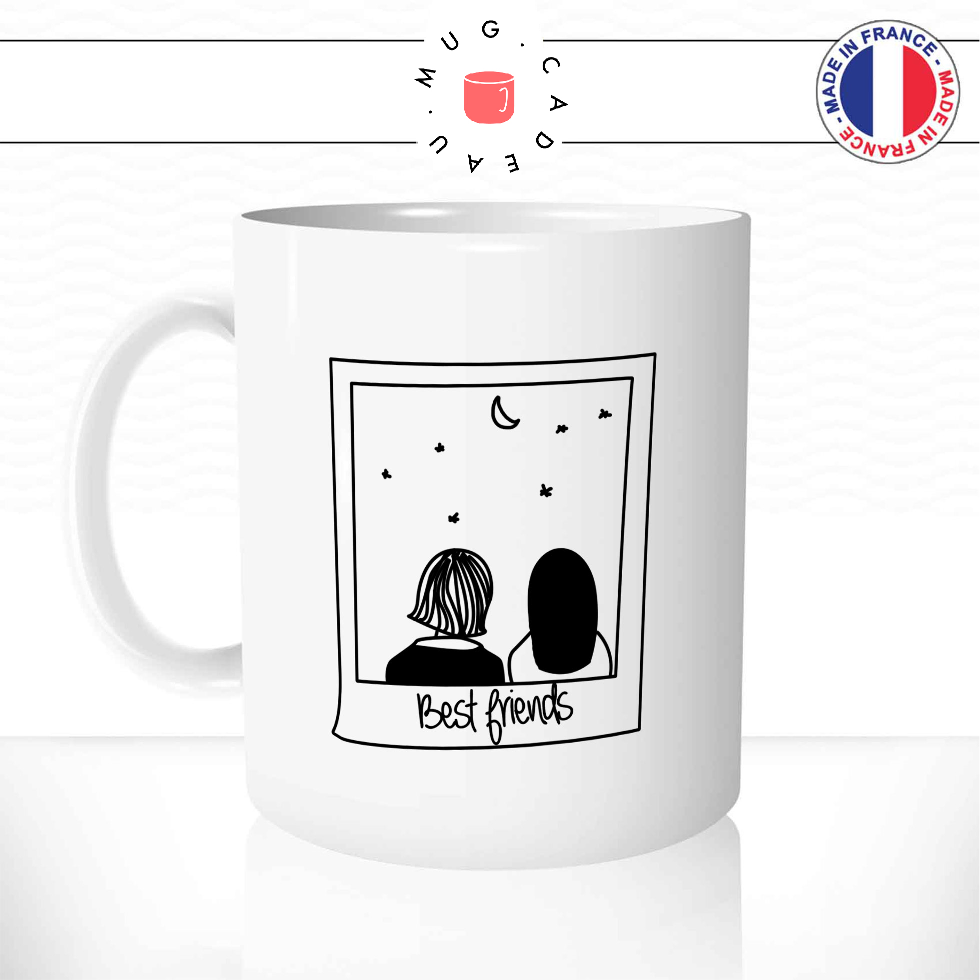 Mug meilleure amie, best friend, mug original et personnalisable, cadeau ,  tasse céramique, mug classique - Un grand marché