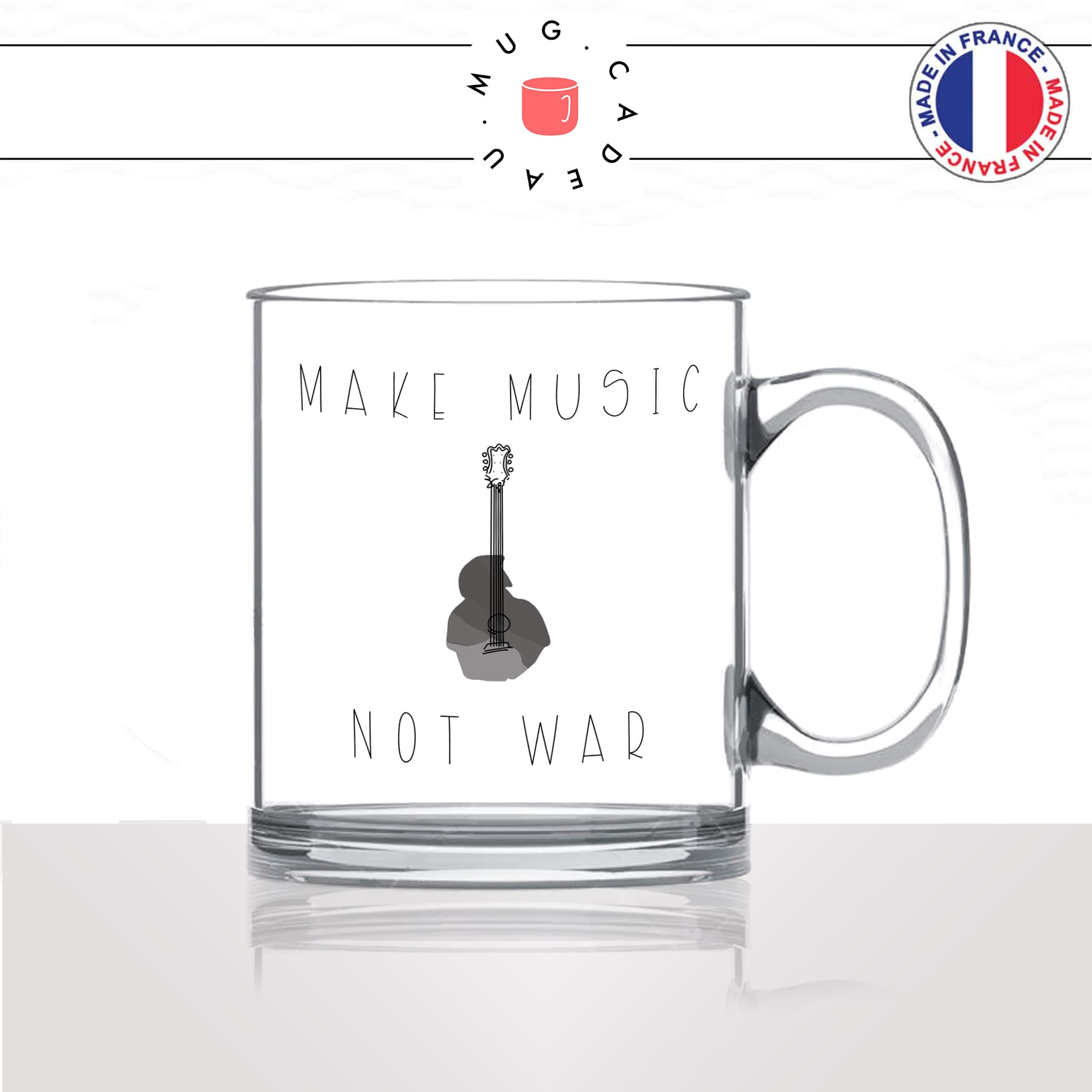 mug-tasse-en-verre-transparent-glass-guitariste-guitare-make-music-not-war-musique-musicien-chant-passion-idée-cadeau-fun-cool-café-thé2