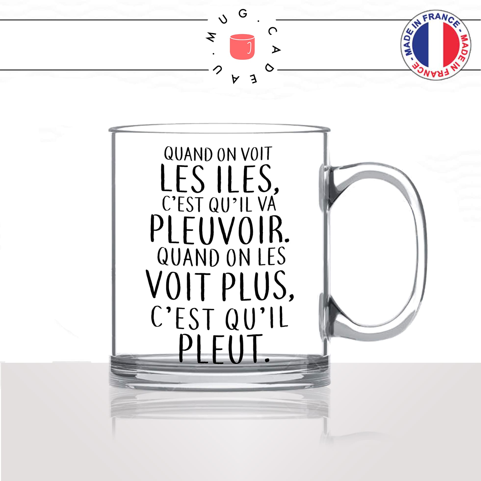 mug-tasse-en-verre-transparent-glass-dicton-breton-il-pleut-pluie-mauvais-temps-citation-bretagne-humour-france-idée-cadeau-fun-cool-café-thé2