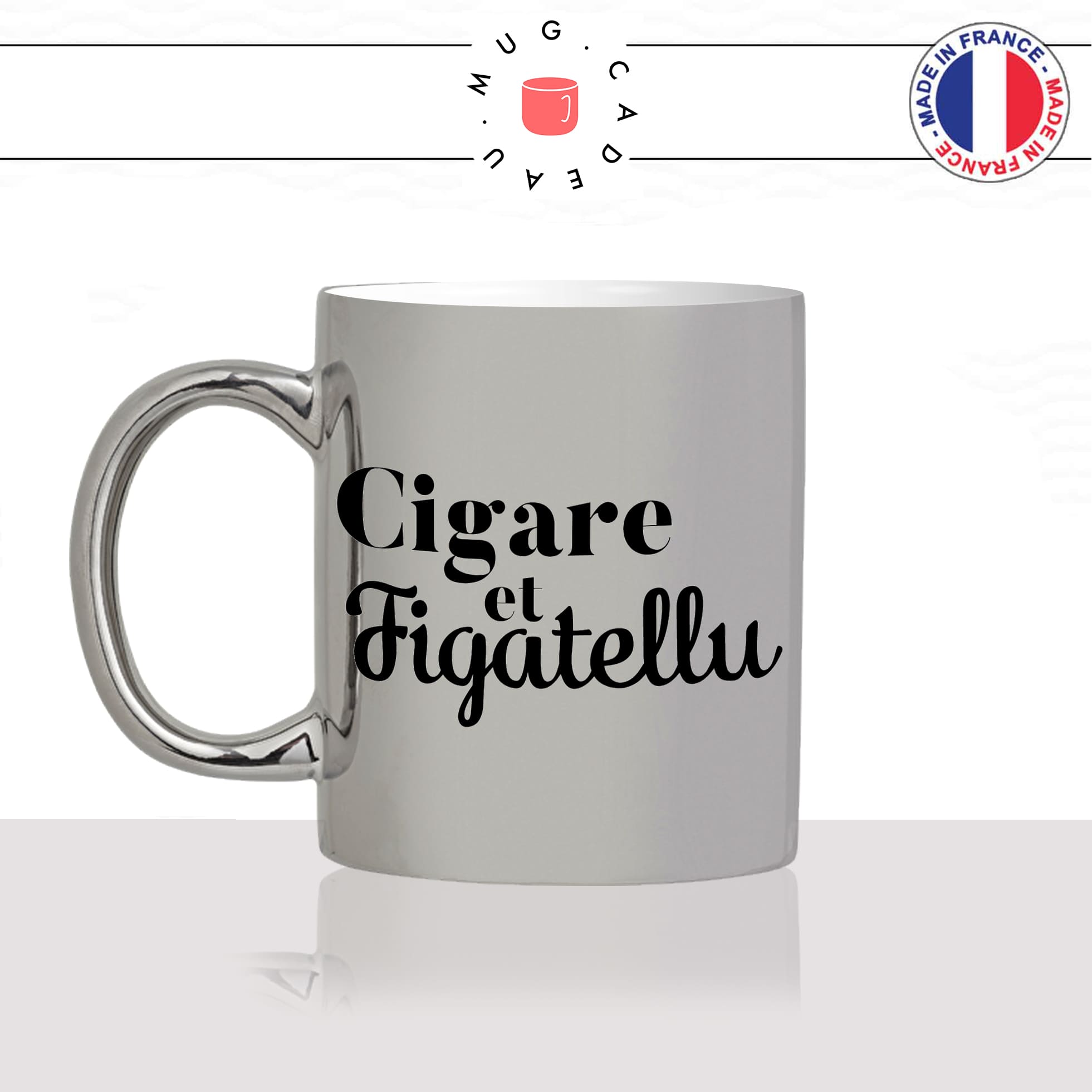 mug-tasse-argent-argenté-silver-cigare-et-figatellu-charcuterie-saucisse-sanglier-corse-corsica-ile-de-beauté-idée-cadeau-fun-cool-café-thé