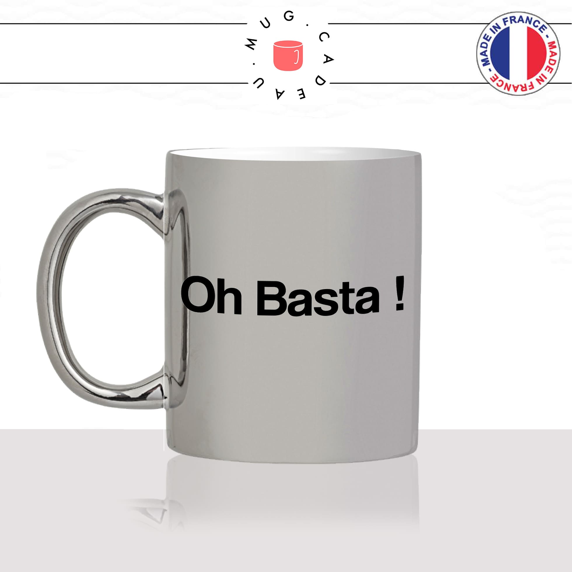 mug-tasse-argent-argenté-silver-oh-basta-stop-corse-corsica-patois-langue-ile-de-beauté-france-francais-idée-cadeau-fun-cool-café-thé