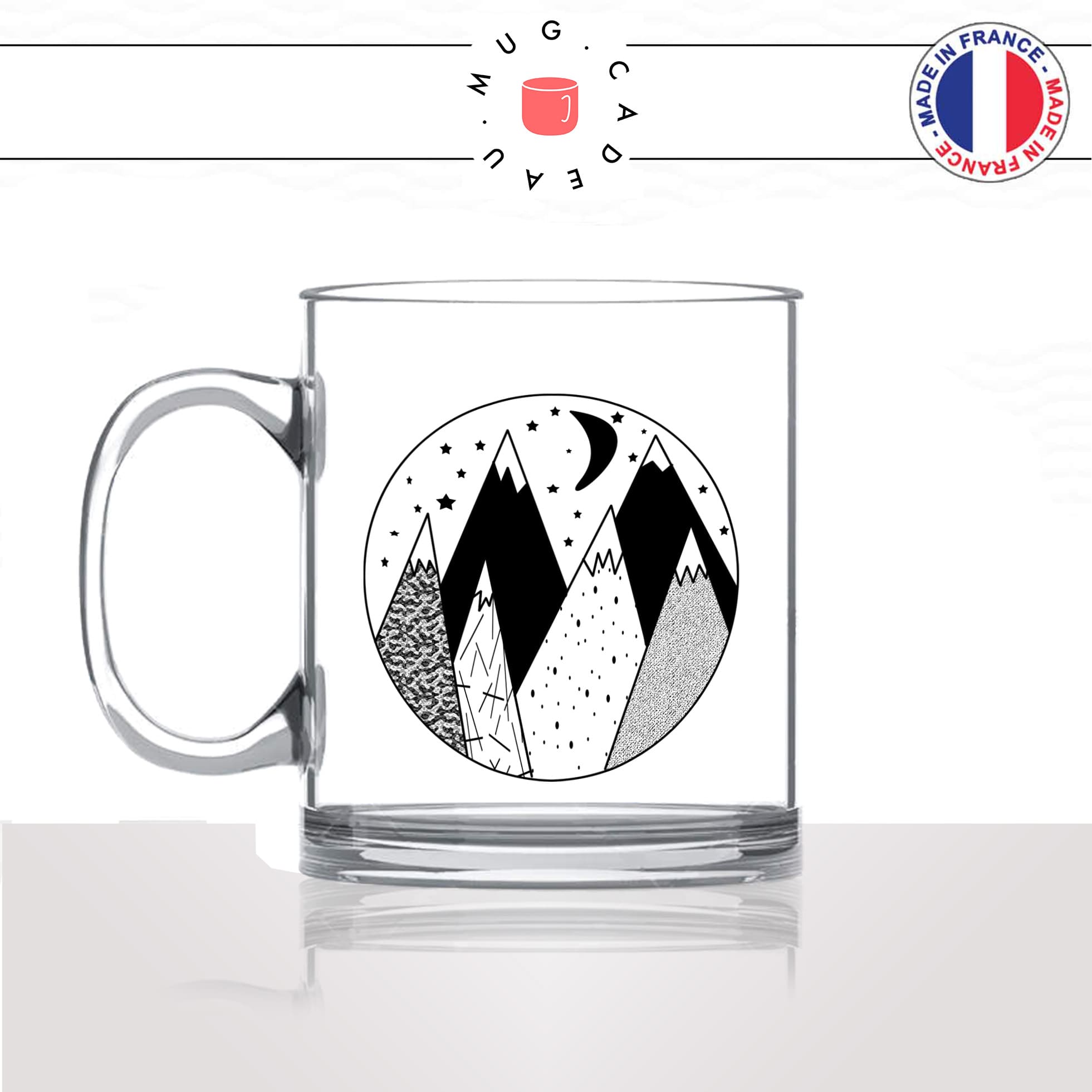 mug-tasse-en-verre-transparent-glass-paysage-montagnes-lune-nuit-etoiles-mignon-decoration-original-idée-cadeau-fun-cool-café-thé