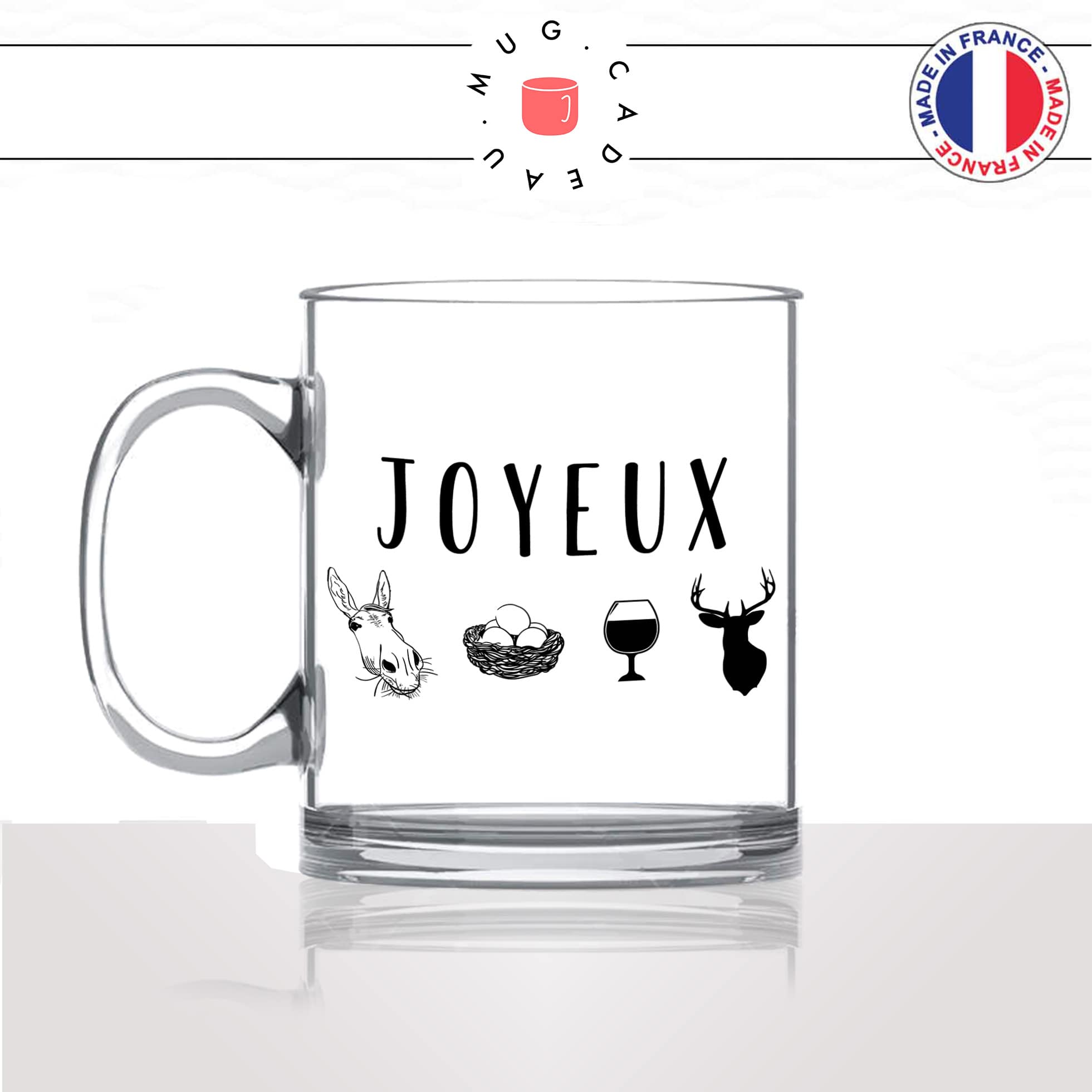 mug-tasse-en-verre-transparent-glass-joyeux-anniversaire-ane-nid-verre-cerf-humour-unique-idée-cadeau-fun-cool-café-thé-min