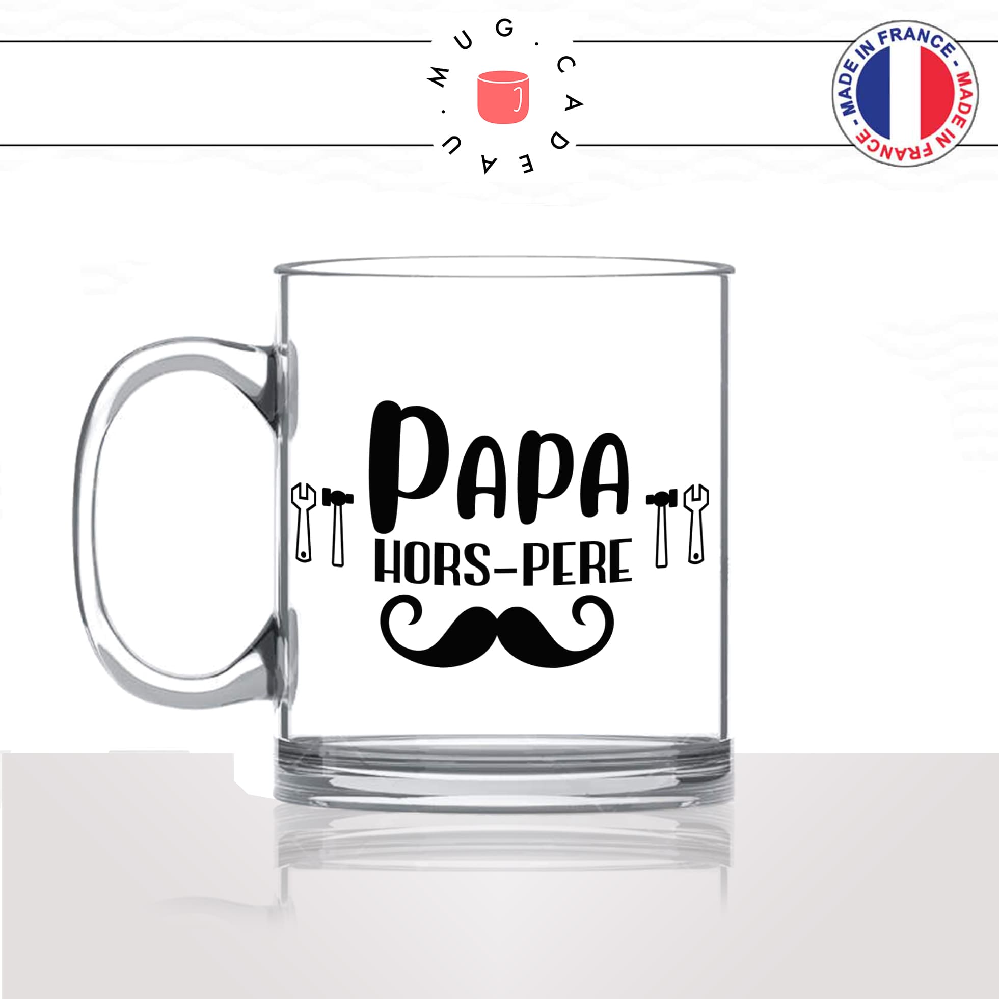 mug-tasse-en-verre-transparent-glass-fete-des-pères-papa-hors-paire-bicoleur-outils-bricolage-homme-mignon-idée-cadeau-fun-cool-café-thé