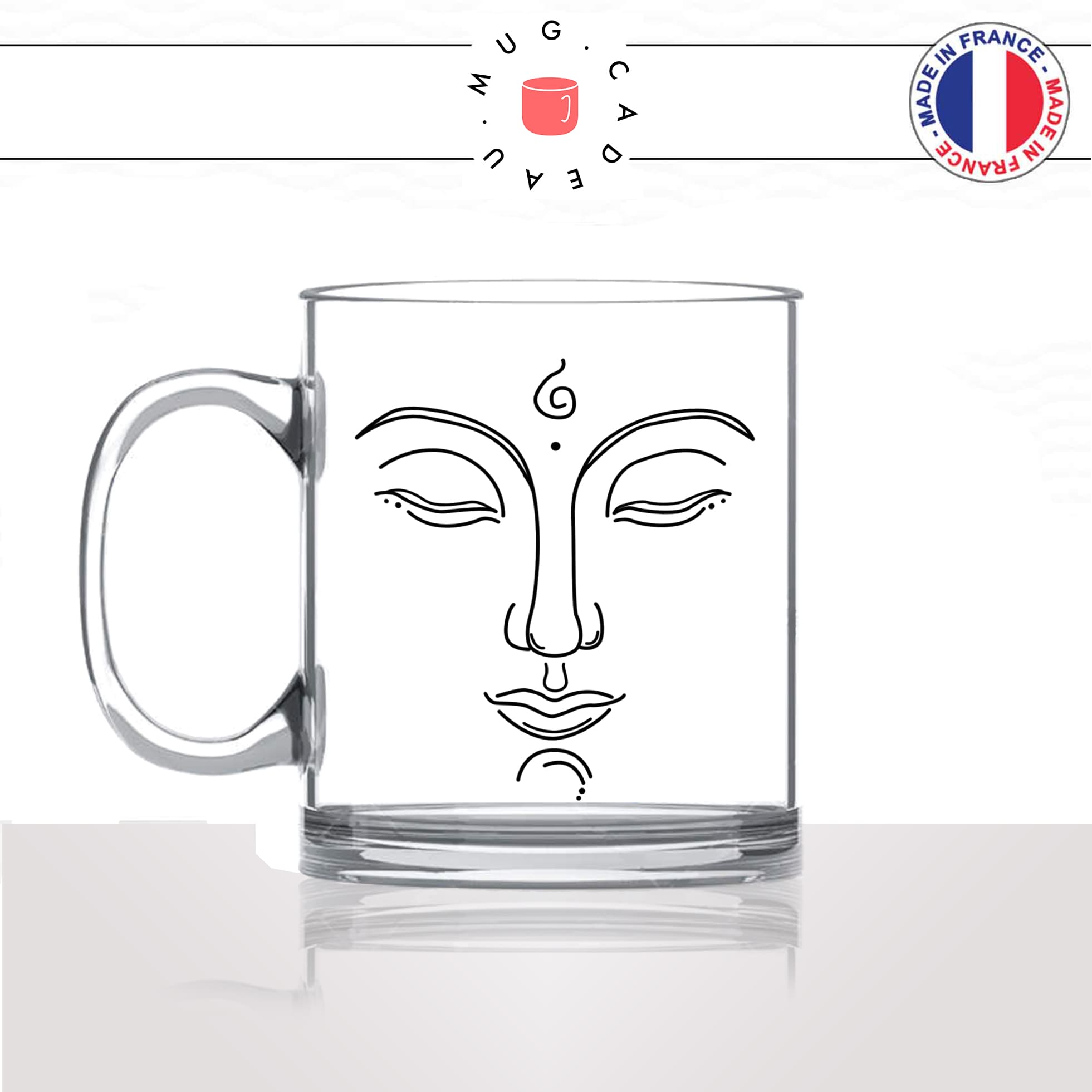 mug-tasse-en-verre-transparent-glass-dessin-religion-hindou-indouiste-bouddha-bouddhiste-visage-paix-idée-cadeau-fun-cool-café-thé