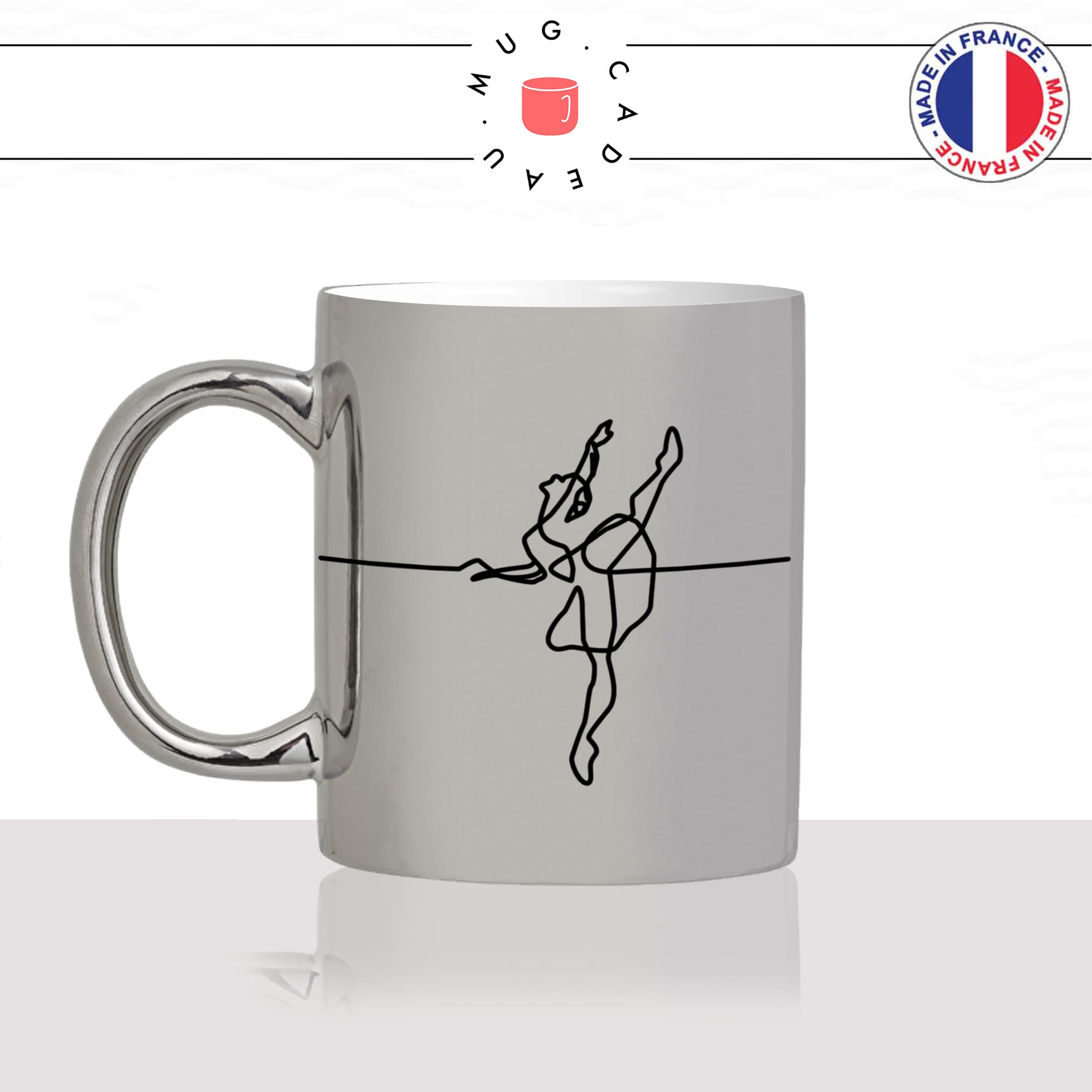 mug-tasse-argent-argenté-silver-ballerine-dessin-dance-danse-sport-danseuse-ballais-classique-idée-cadeau-fun-cool-café-thé-original