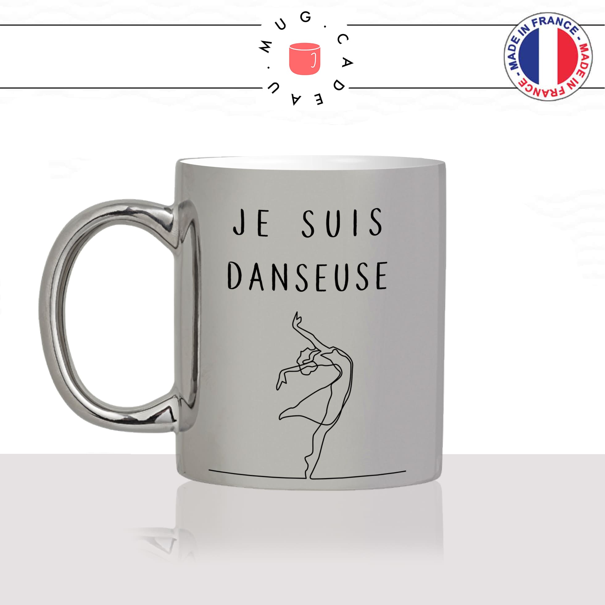 mug-tasse-argent-argenté-silver-ballerine-je-suis-danseuse-danse-sport-ballais-classique-femme-idée-cadeau-fun-cool-café-thé-original