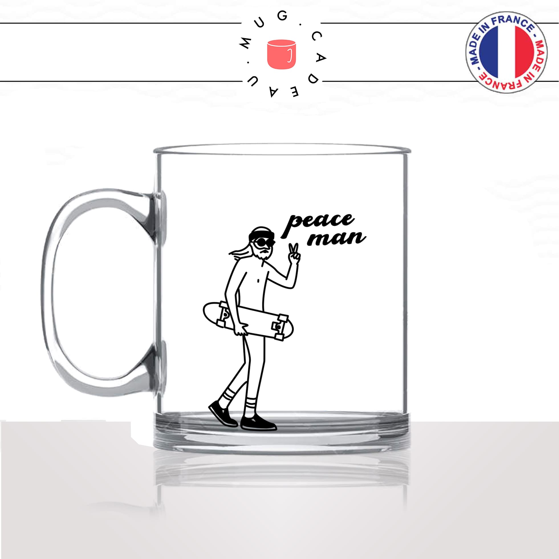 mug-tasse-en-verre-transparent-glass-peace-man-homme-nu-skate-skateur-lunettes-sport-humour-stylé-idée-cadeau-fun-cool-café-thé-original