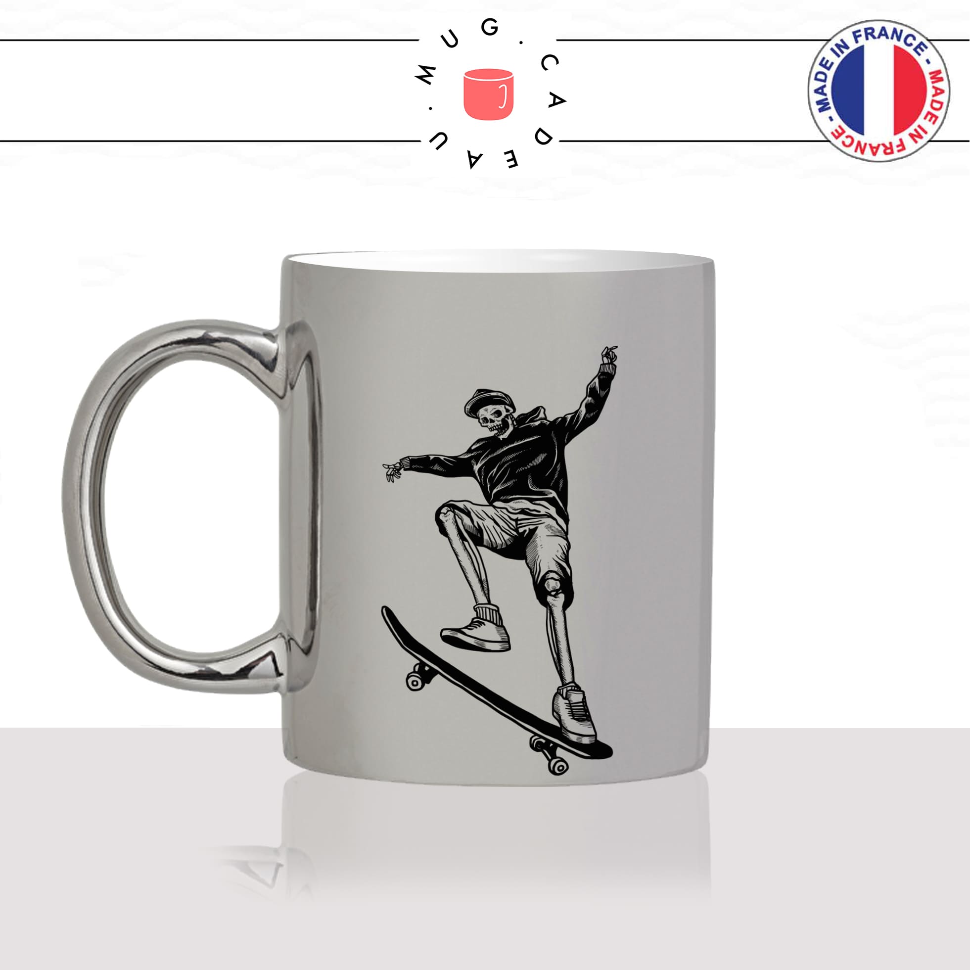mug-tasse-argent-argenté-silver-squelette-skate-skateur-casquette-sport-humour-stylé-idée-cadeau-fun-cool-café-thé-original