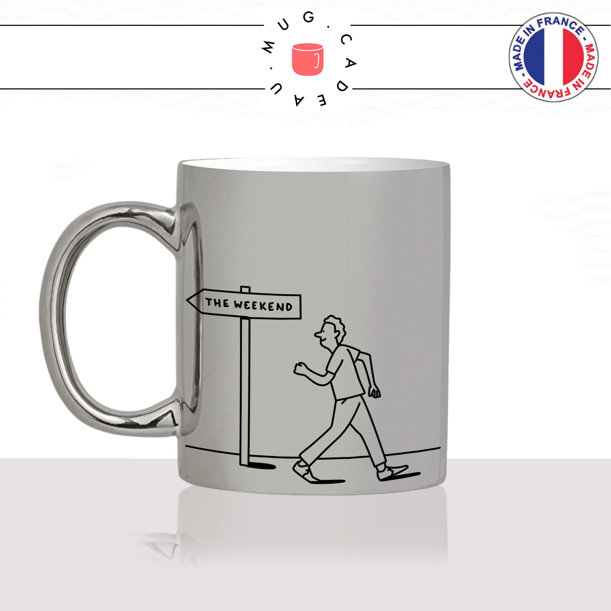 mug-tasse-argent-argenté-silver-le-dimanche-the-week-end-drole-lundi-travail-stylé-collegue-humour-idée-cadeau-fun-cool-café-thé