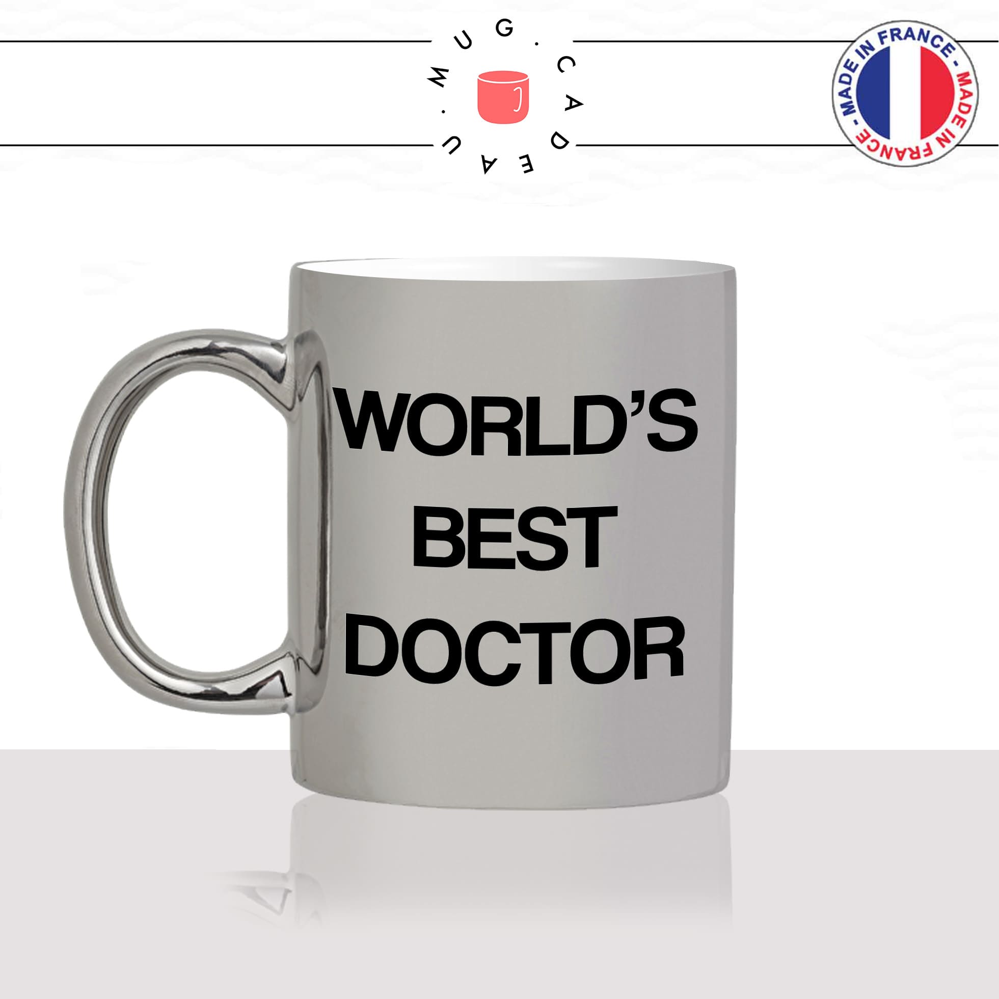 mug-tasse-argent-argenté-silver-worlds-best-doctor-meilleur-docteur-du-monde-série-the-office-humour-idée-cadeau-fun-cool-café-thé