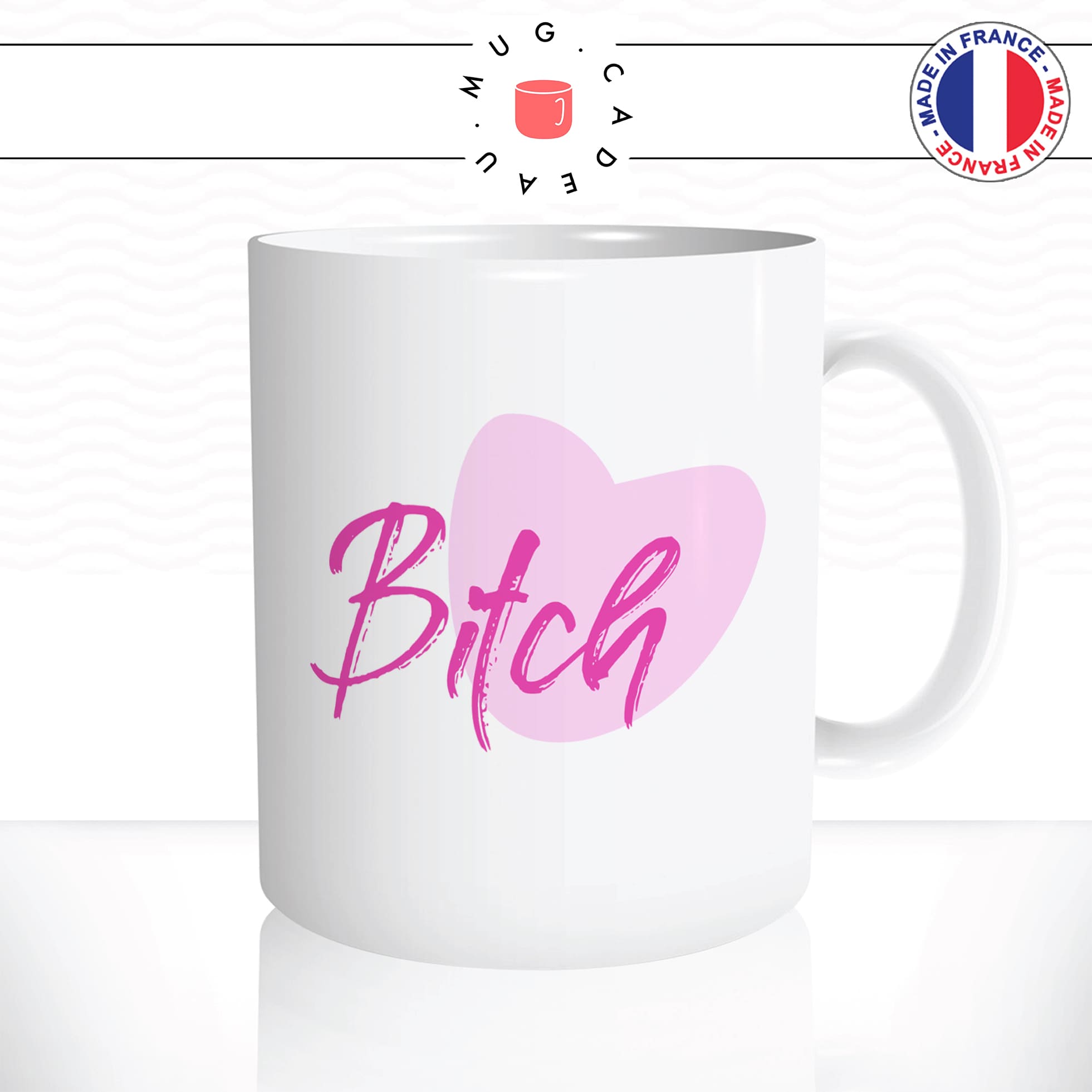 mug-tasse-blanc-unique-bitch-pétasse-copine-coeur-rose-mignon-homme-femme-parodie-humour-fun-cool-idée-cadeau-original-personnalisé2