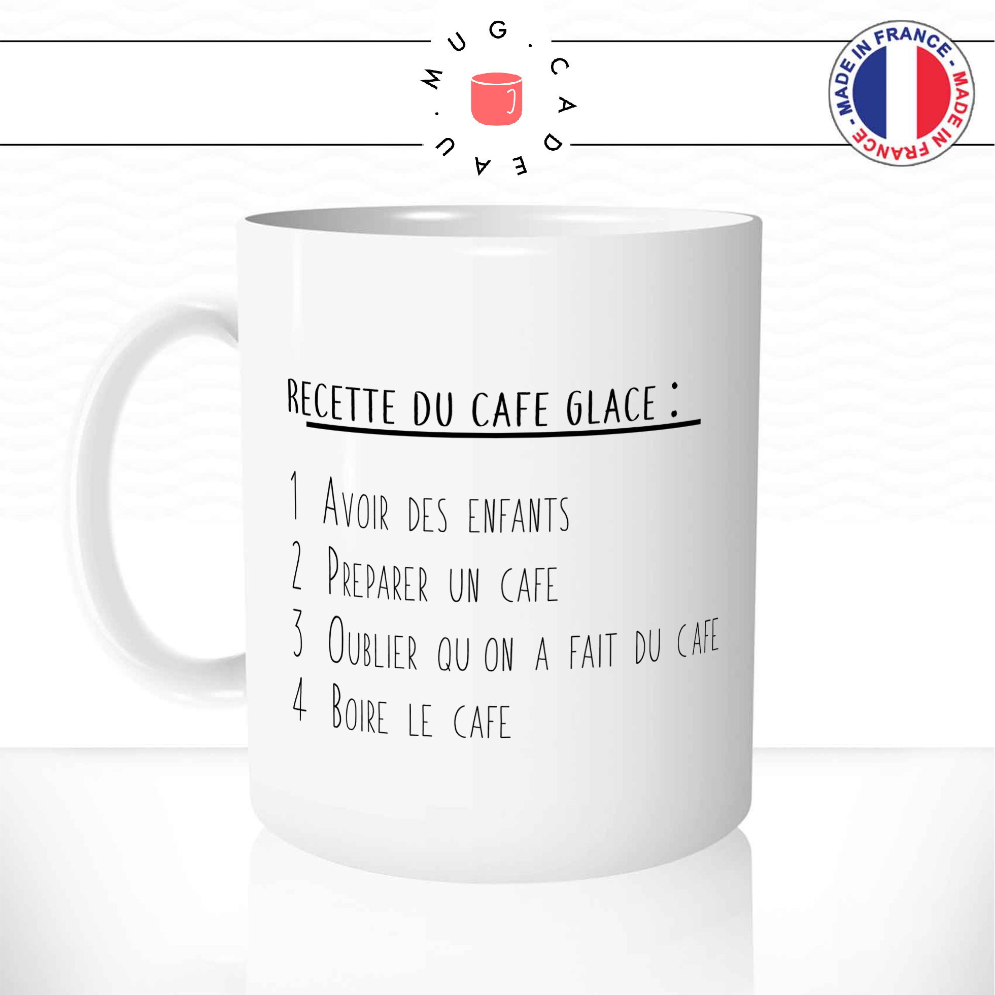 Mug Recette Du Café Glacé