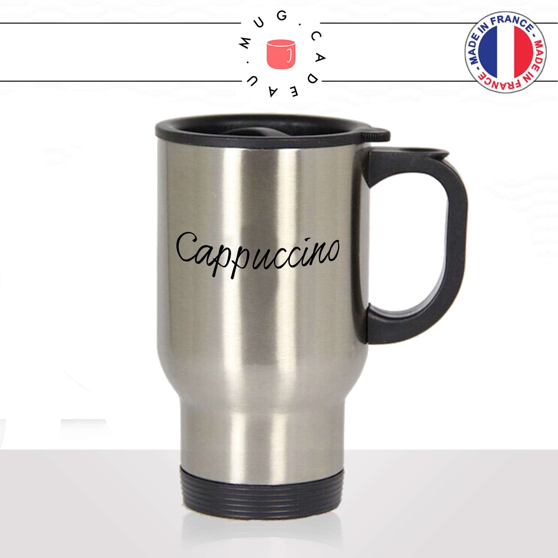 Mug Cappuccino - Citations/Café/Matin - Mug-Cadeau