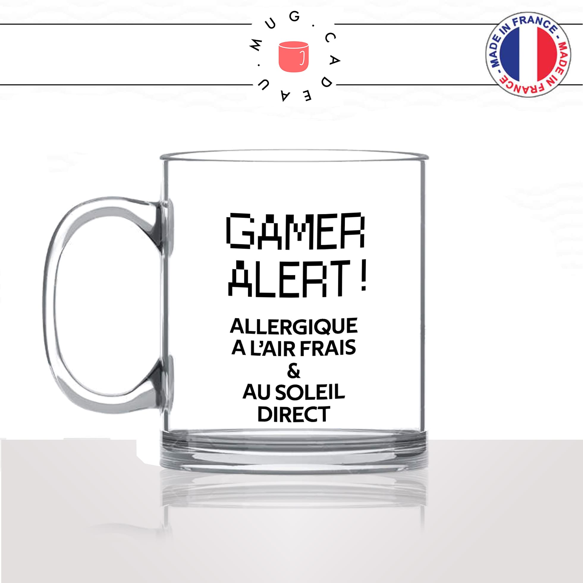 mug-tasse-en-verre-transparent-glass-gamer-alerte-gaming-geek-jeux-videos-definition-soleil-homme-femme-humour-fun-cool-idée-cadeau
