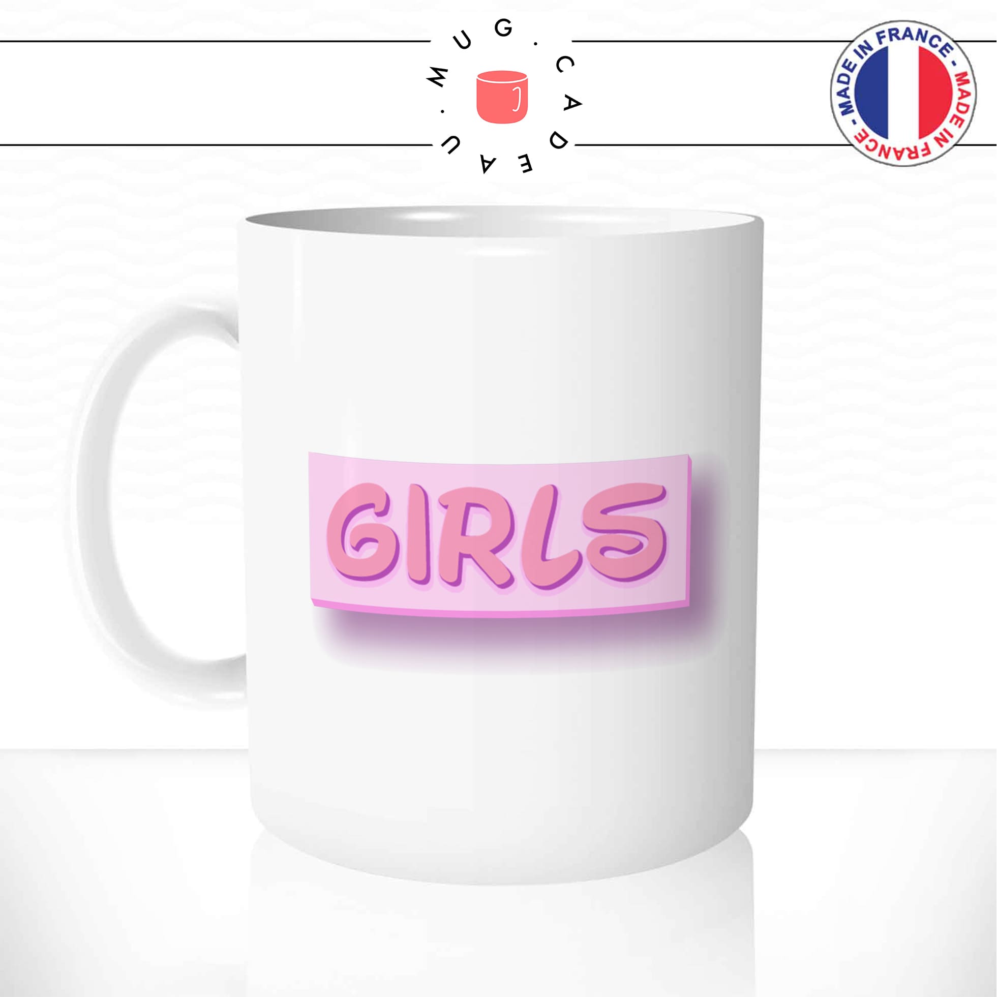 mug-tasse-blanc-unique-girls-rose-fille-copines-collegues-femme-mignon-humour-fun-cool-idée-cadeau-original-personnalisé