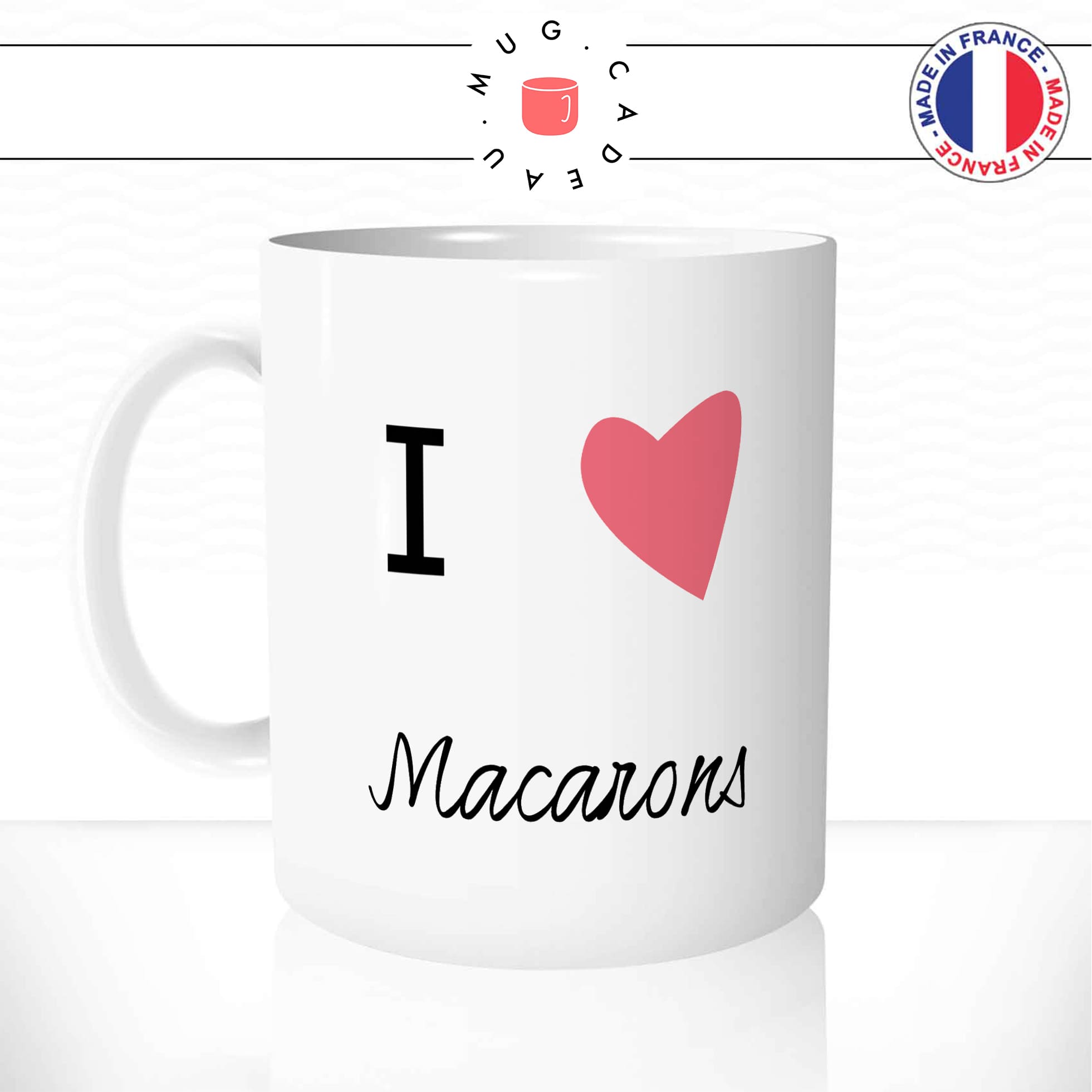 Mug I Love Macarons