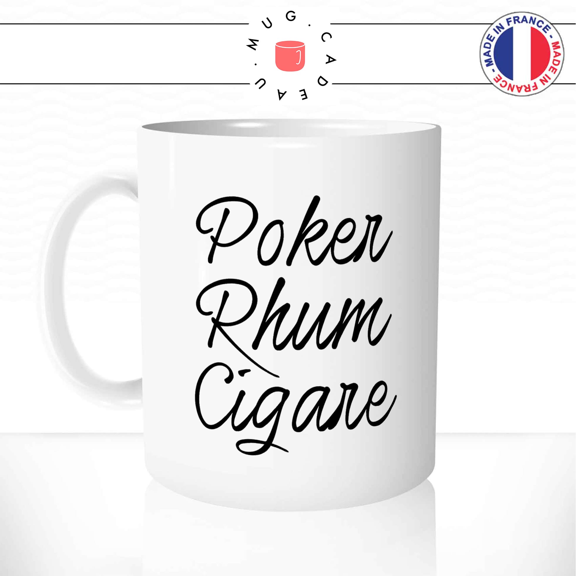 Mug Poker Rhum Cigare