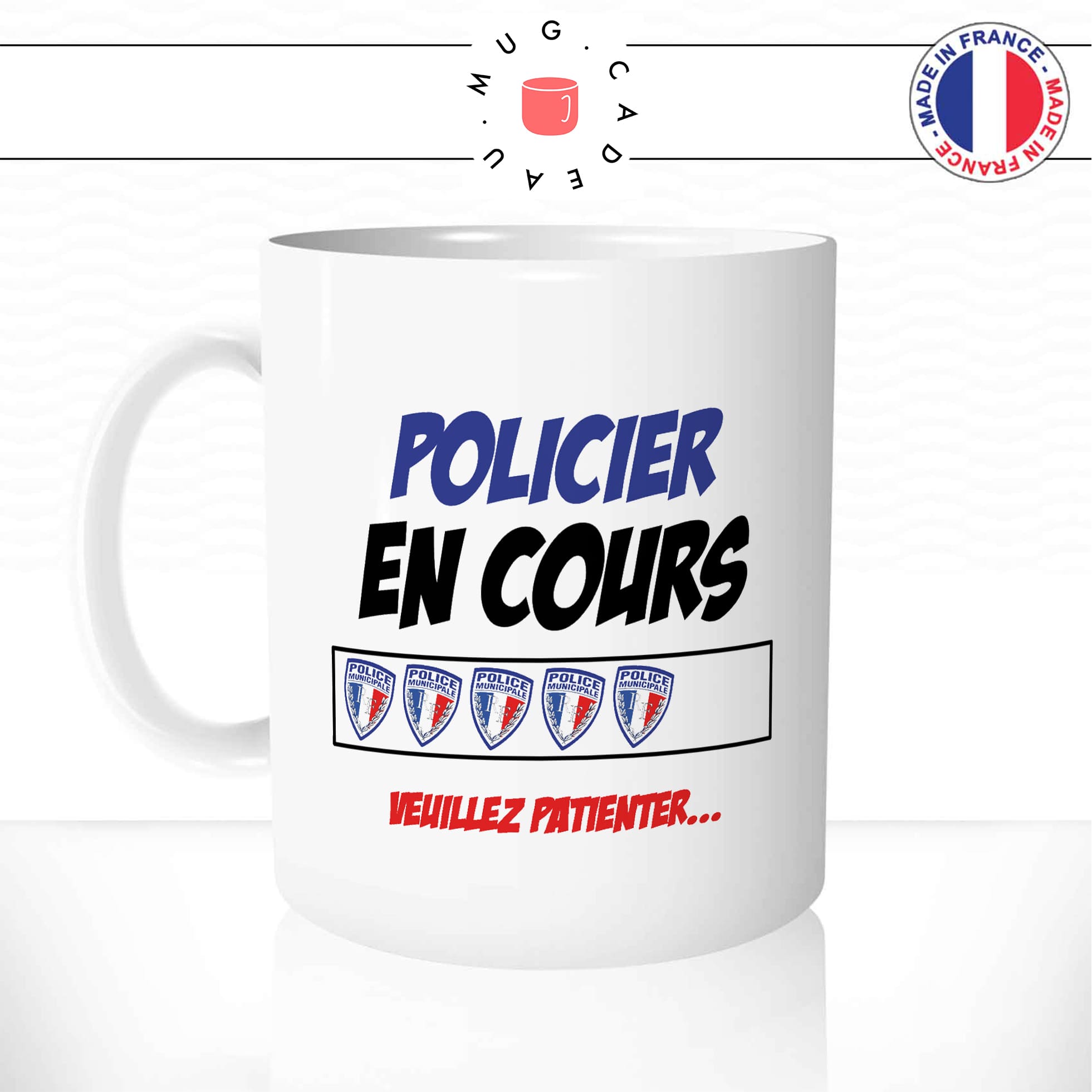 Mug Policier En Cours