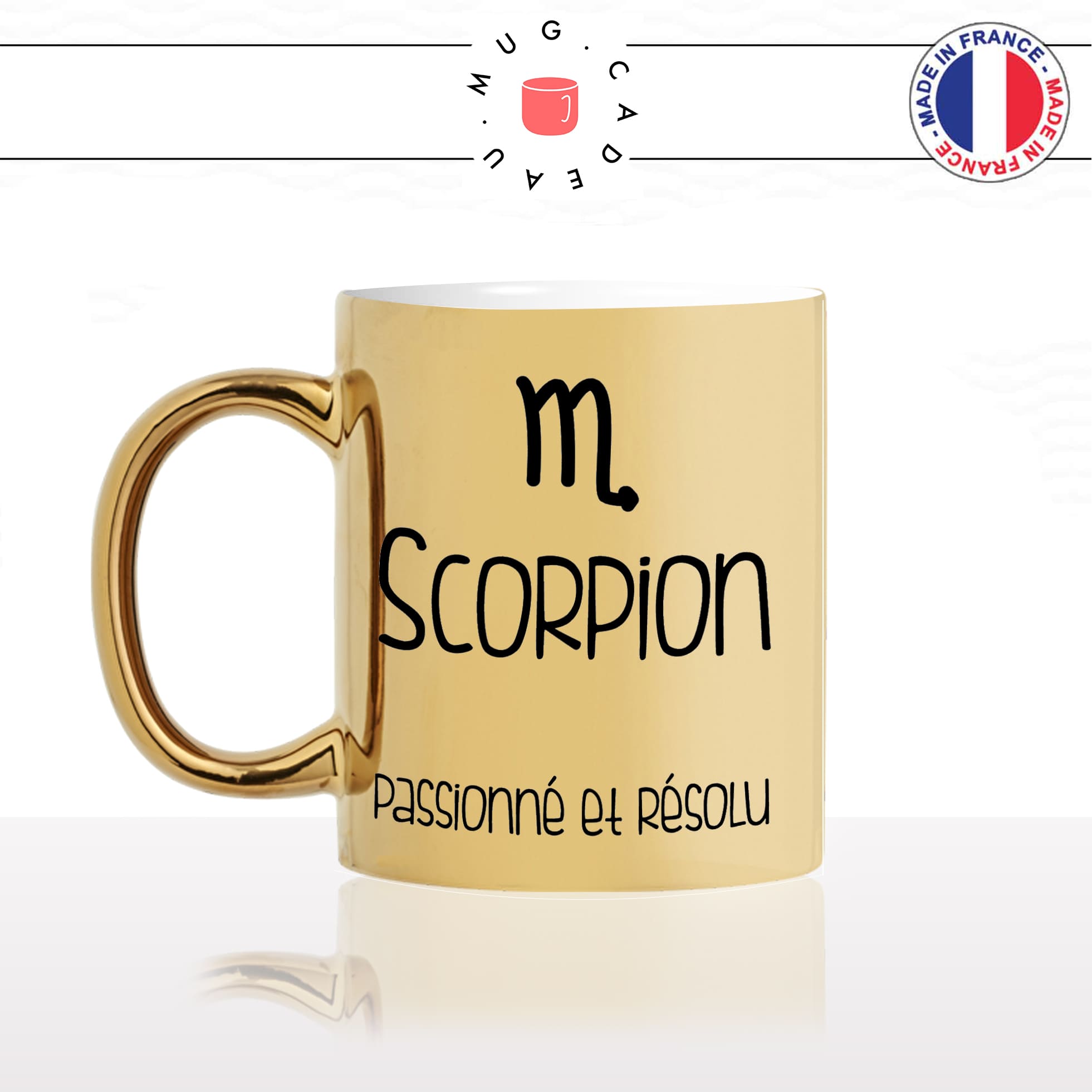 mug-tasse-or-doré-gold-unique-signe-astrologique-astrologie-astro-scorpion-qualitées-homme-femme-fun-cool-idée-cadeau-original-personnalisé
