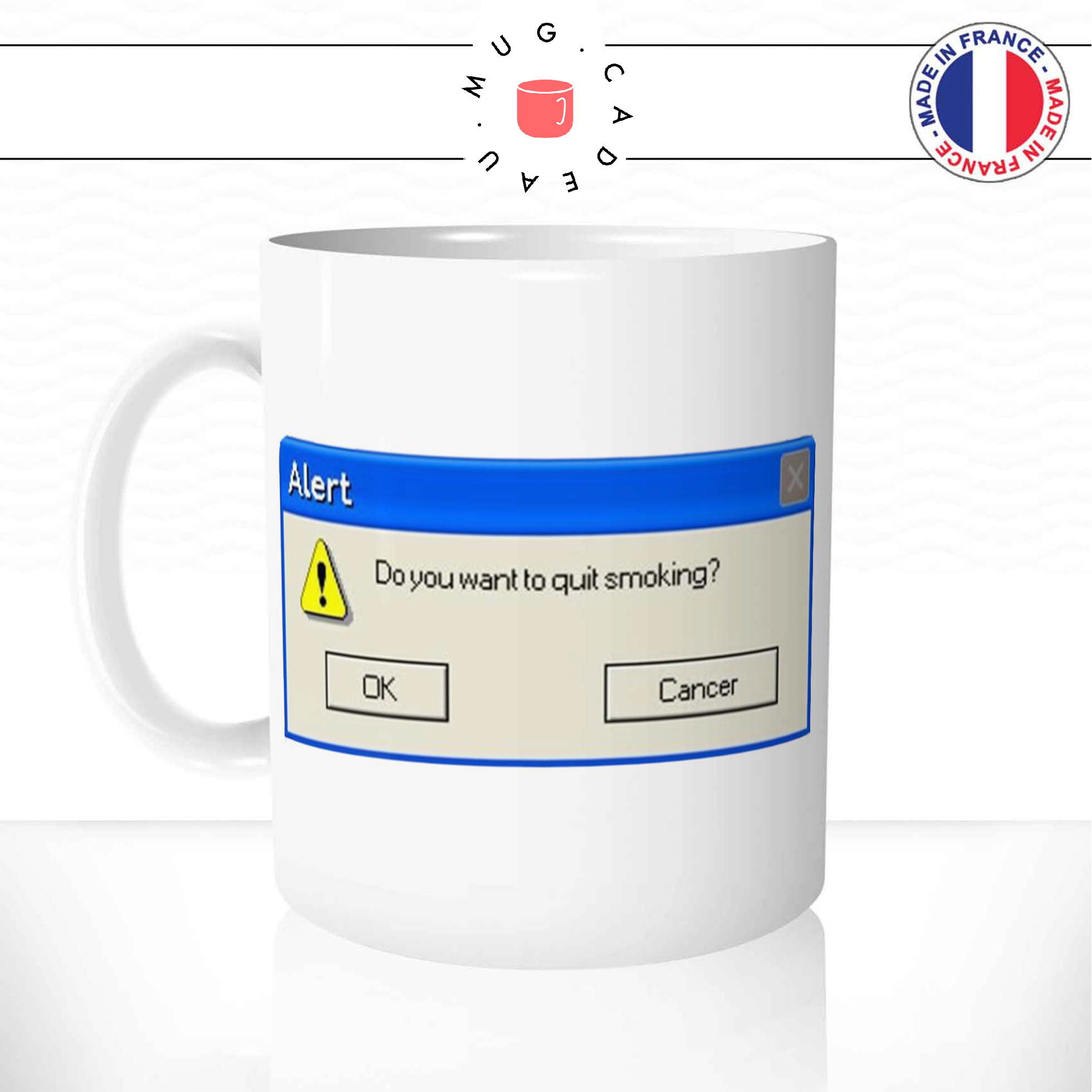 Mug Quit Smoking Ok Cancer Citations Droles Mug Cadeau