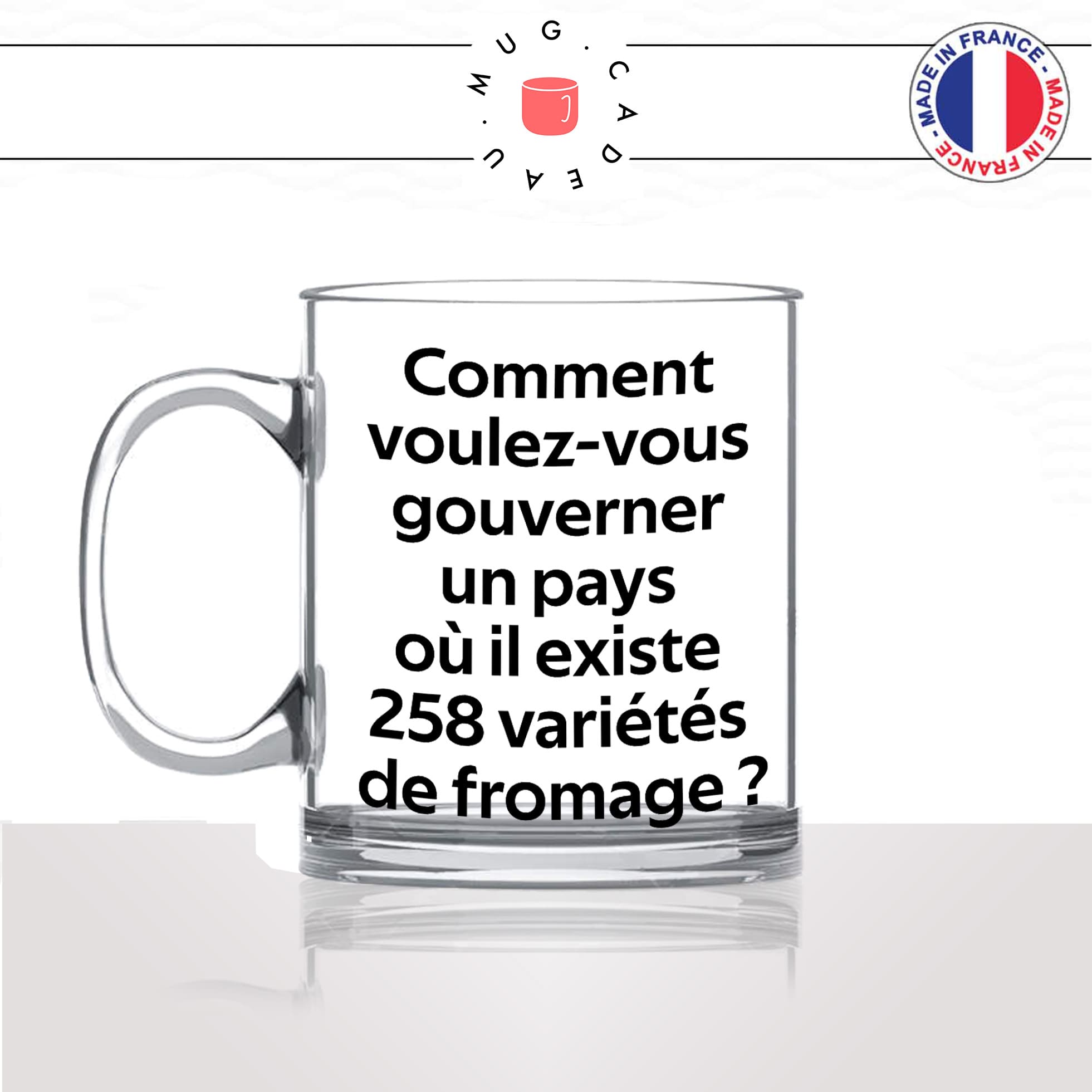 mug-tasse-en-verre-transparent-glass-citation-charles-de-gaulle-gouverner-un-pays-variétés-de-fromage-humour-fun-idée-cadeau-originale-cool