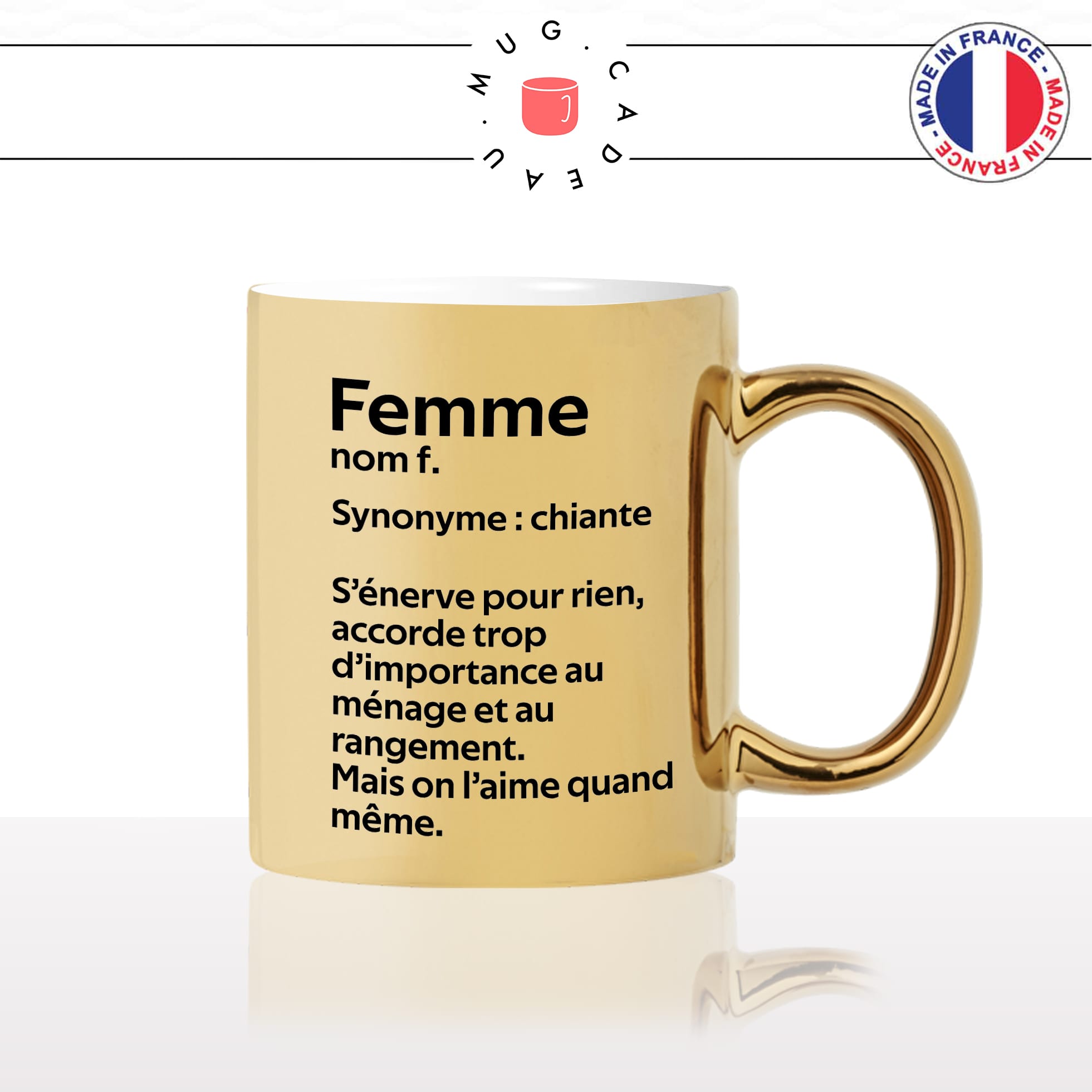 mug-tasse-or-doré-gold-femme-définition-synonyme-chiante-ménage-on-laime-homme-couple-maman-humour-fun-idée-cadeau-originale2-min