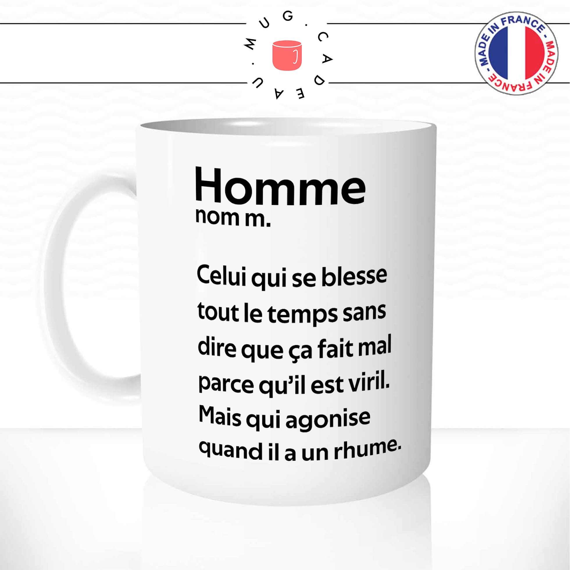 Mug Déf. Homme - Rhume - Hommes - Mug-Cadeau
