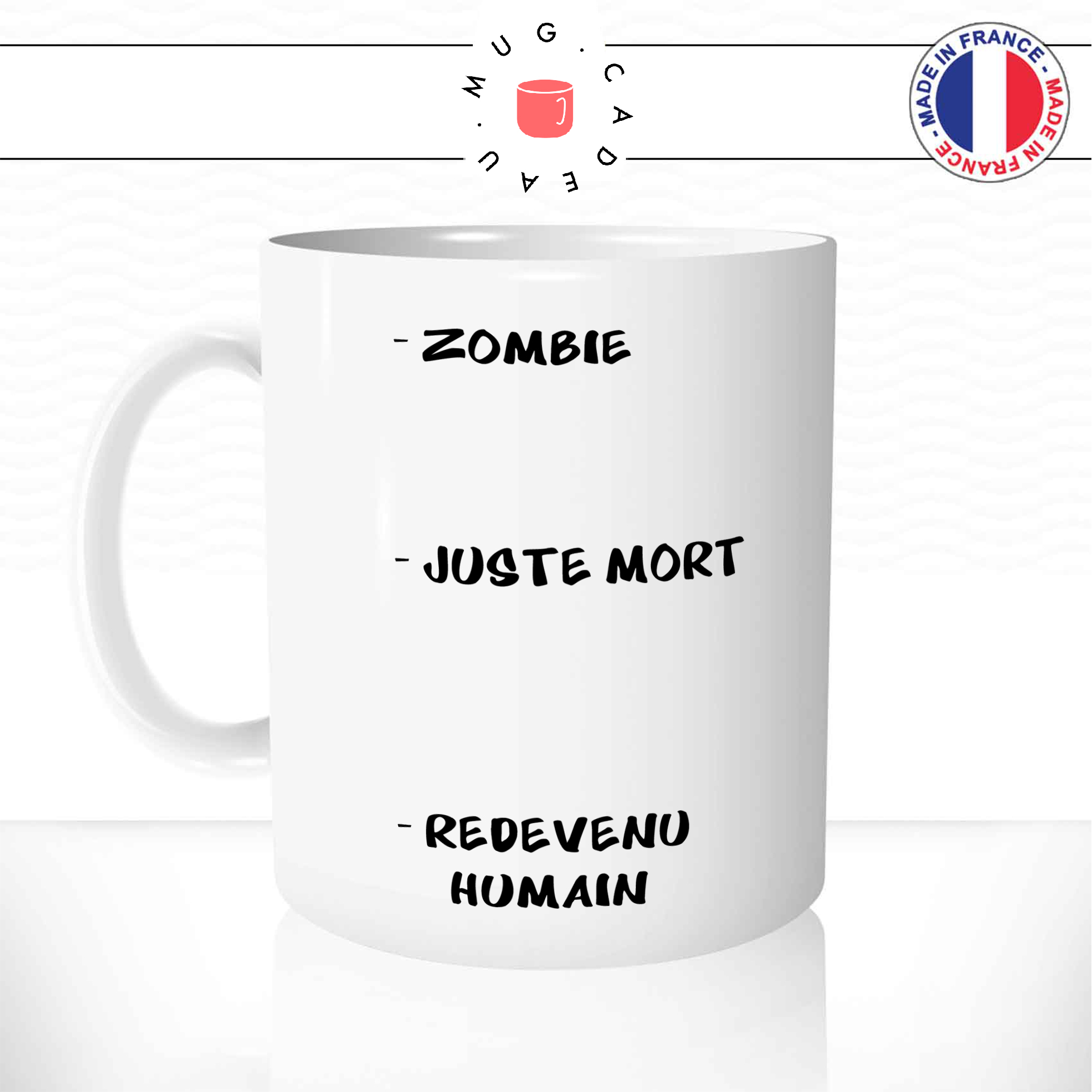 Mug Café Zombie Mort Humain