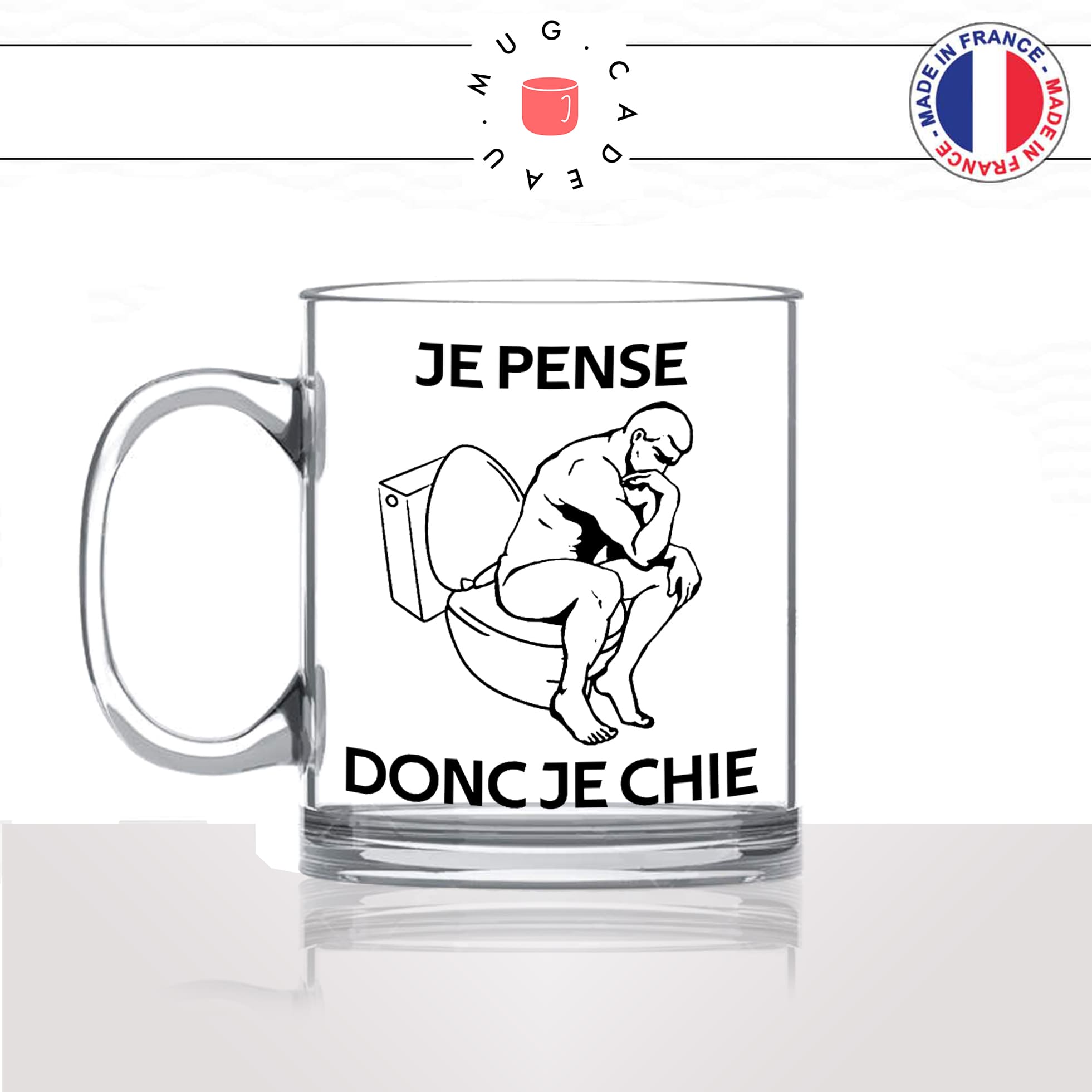 mug-tasse-en-verre-transparent-glass-je-pense-donc-je-chie-le-penseur-de-rodin-toilettes-homme-caca-mec-couple-humour-fun-idée-cadeau