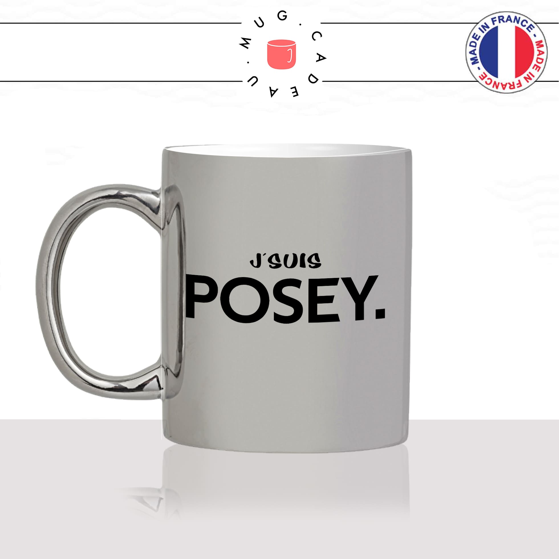 mug-tasse-argenté-argent-gris-silver-jsuis-posey-posé-jeune-language-homme-femme-stylé-ado-humour-fun-idée-cadeau-originale-cool
