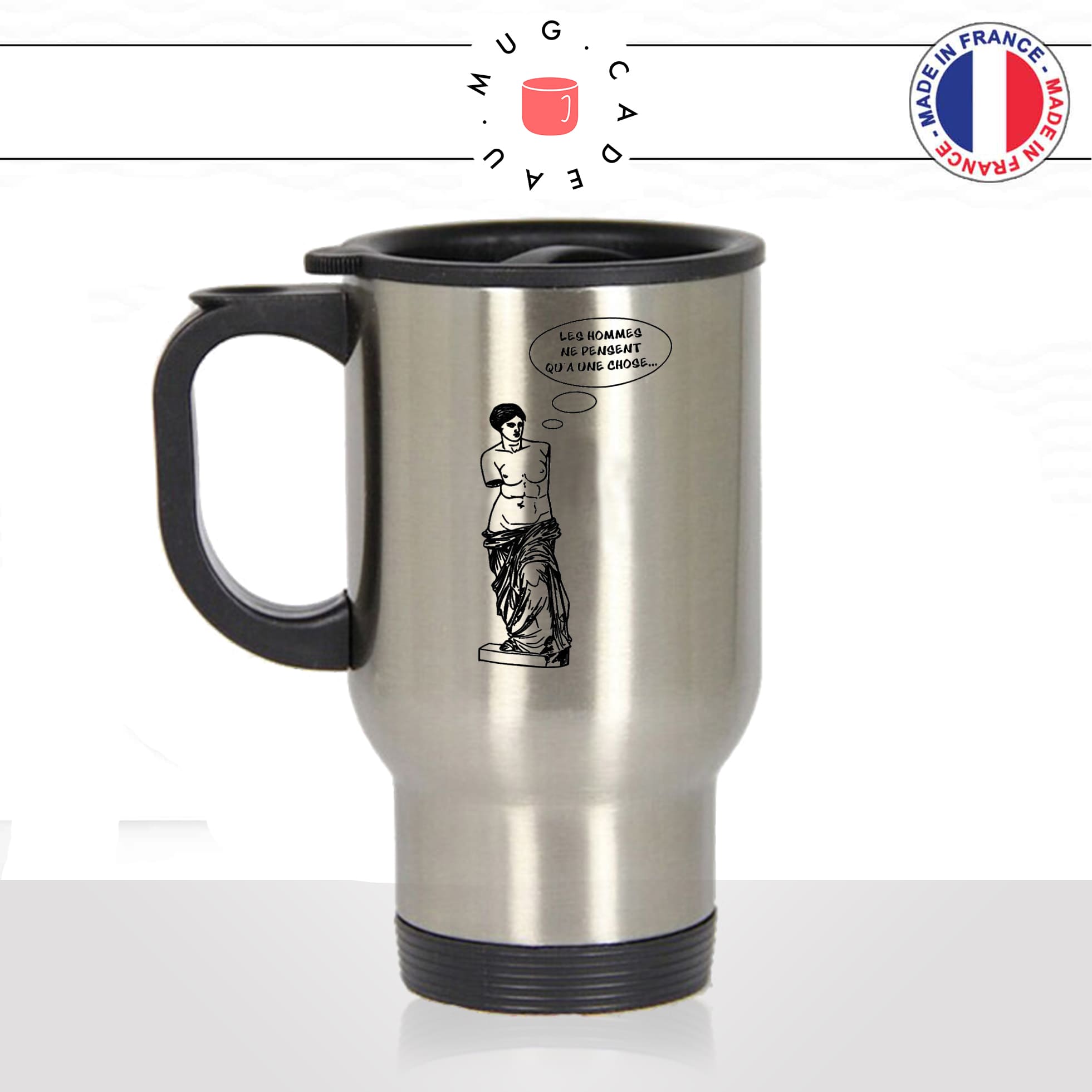 mug-tasse-thermos-isotherme-voyage-les-hommes-ne-pensent-qua-une-chose-seins-nus-femme-nue-rodin-statues-humour-fun-idée-cadeau