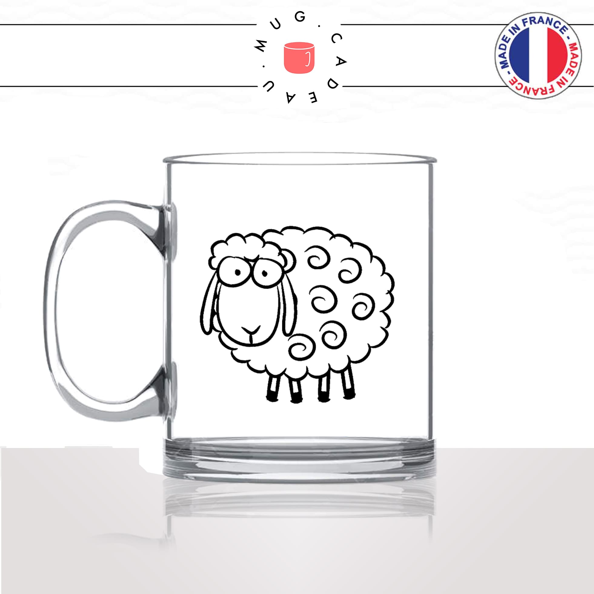 mug-tasse-en-verre-transparent-glass-mouton-animal-suiveur-social-panurge-politique-gilet-jaune-humour-fun-idée-cadeau-originale-cool